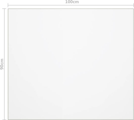vidaXL Προστατευτικό Τραπεζιού Διαφανές 100 x 90 εκ. 288259