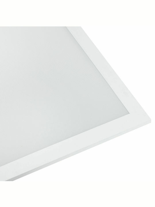 Elvhx Τετράγωνο Χωνευτό LED Panel 45W με Φυσικό Λευκό Φως 4000K 59.5x59.5εκ.
