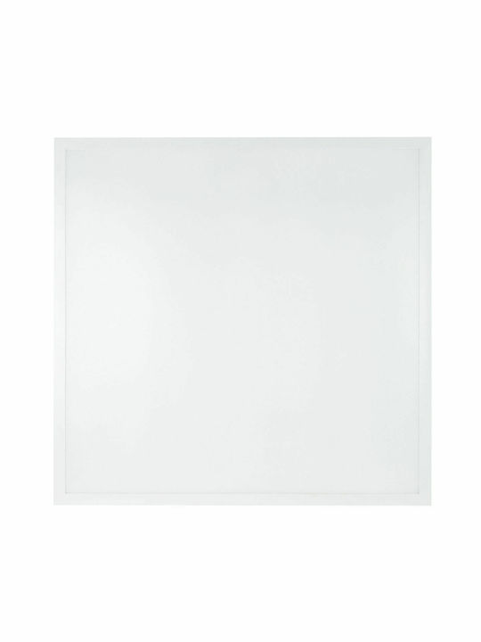 Elvhx Square Recessed LED Panel 45W with Cool White Light 6500K 59.5x59.5cm