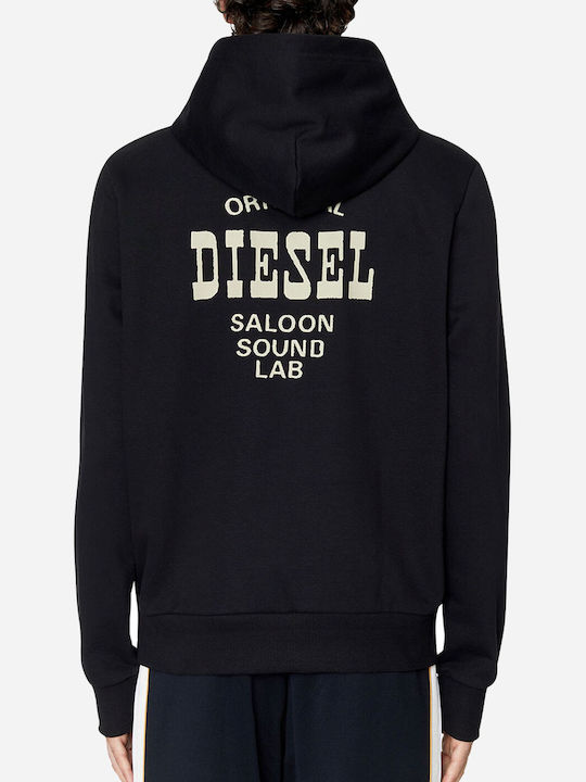 Sweatshirt with Hood Black
