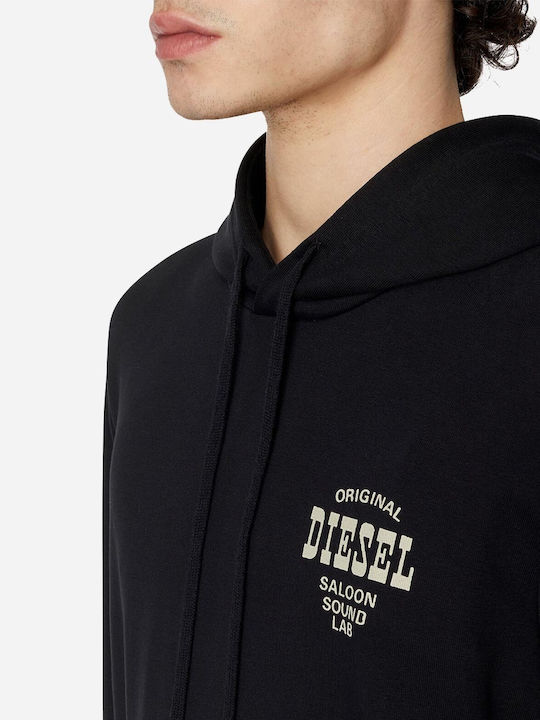 Sweatshirt with Hood Black