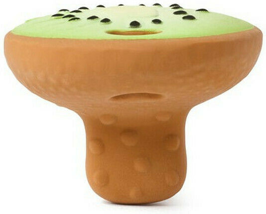 Oli&Carol Jose Antonio Teether with Kiwi Rubber Teething Relief BPA Free for 0 Months