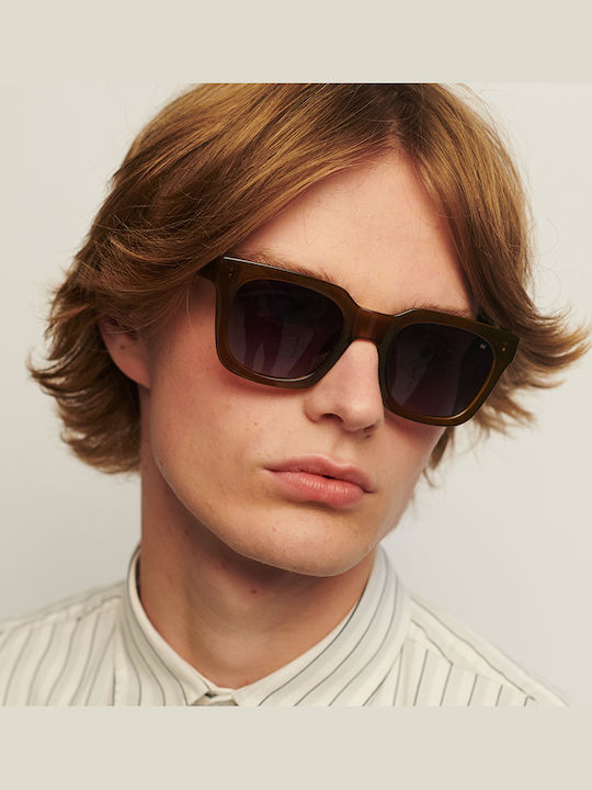 A.Kjaerbede Nancy Unisex Sunglasses with Plastic Frame Smoke KL1912-16