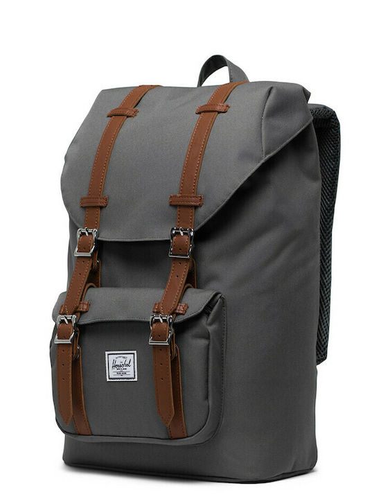 Herschel Little America Mid-Volume 17lt Γκρι