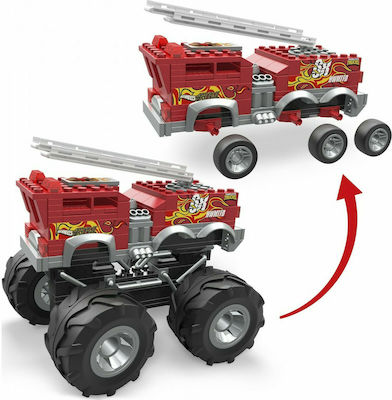 Mega Bloks Bausteine Monster Truck - Πυροσβεστικό Όχημα für 5+ Jahre 284Stück