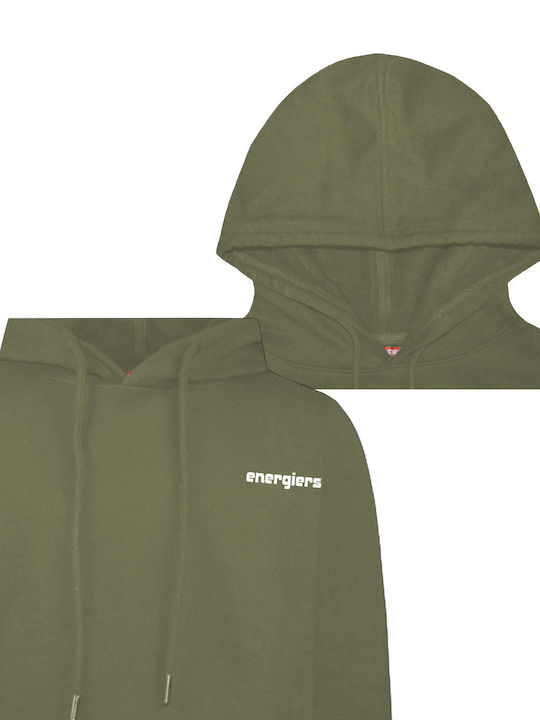 Energiers Kids Sweatshirt with Hood and Pocket Khaki