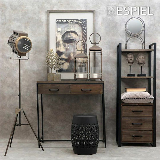 Espiel Καθρέπτης Μακιγιάζ Επιτραπέζιος 25.5x43.5cm Μαύρος