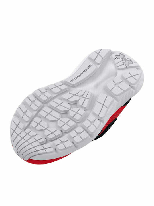Surge 3 Kids Sports Shoes Running with Hoop & Loop Closure Red