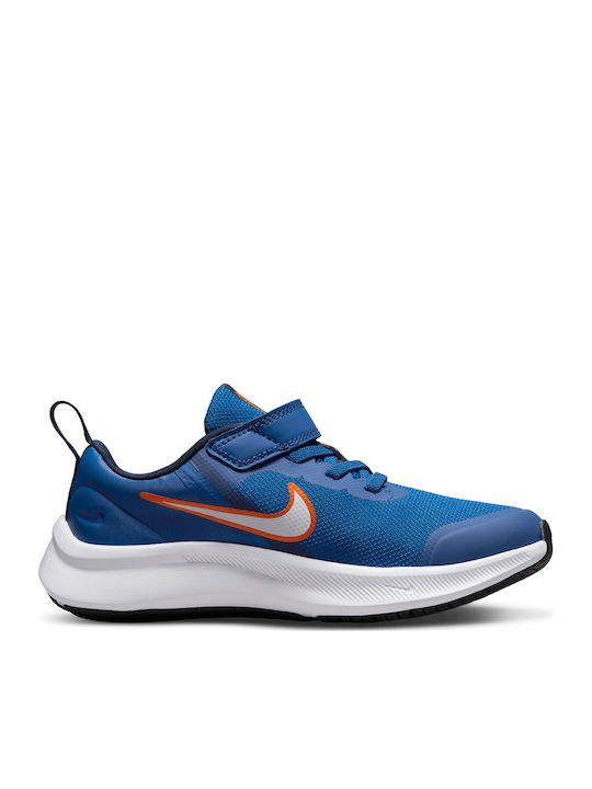 Star Runner 3 Αθλητικά Παιδικά Παπούτσια Running με Σκρατς Game Royal / Midnight Navy / Safety Orange / White