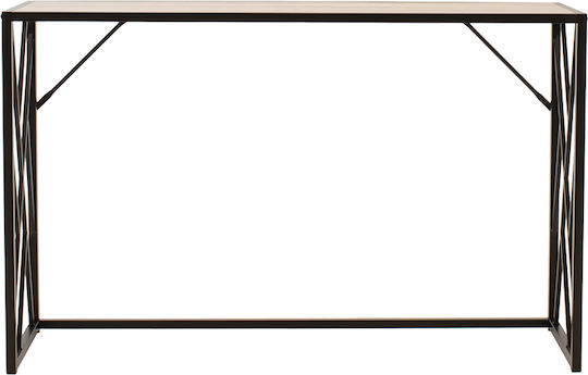 Ivy Wooden Console Walnut / Black L120xW35xH75cm