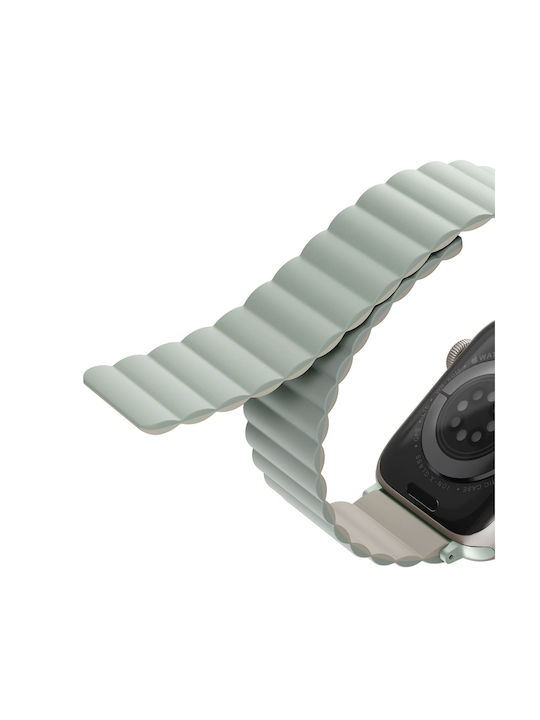 Uniq Revix Strap Silicone Sage / Beige (Apple Watch 44/45/46mm/Ultra 49mm) UNIQ-45MM-REVSAGBEG