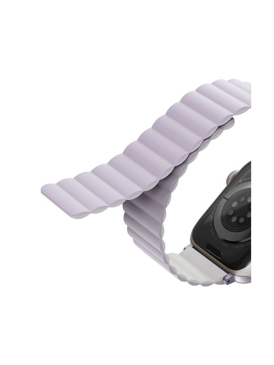 Uniq Revix Λουράκι Σιλικόνης Lilac / White (Apple Watch 42/44/45mm)