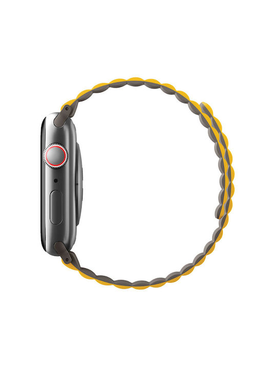 Uniq Revix Λουράκι Σιλικόνης Mustard / Khaki (Apple Watch 42/44/45mm)