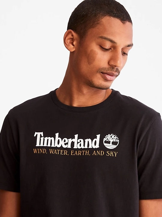 Wind Water Earth T-shirt Black.