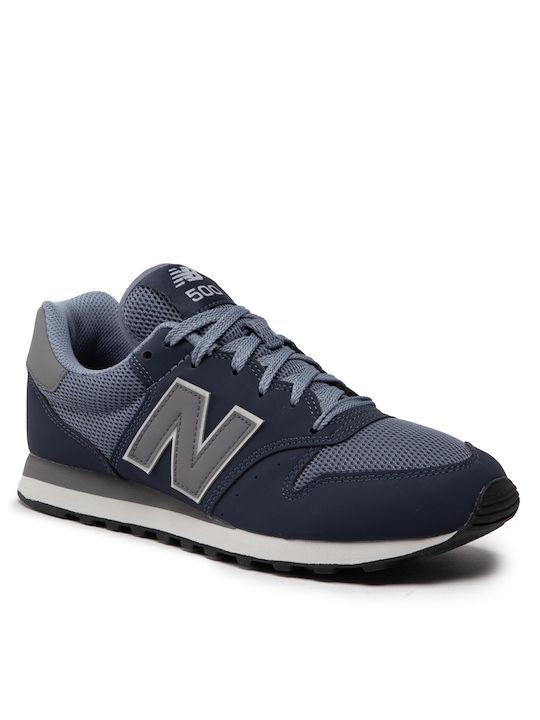 New Balance 500 Ανδρικά Sneakers Navy Μπλε