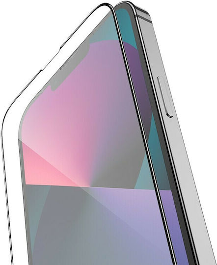 Hoco G5 2.5D 0.33mm Full Face Tempered Glass Μαύρο (iPhone 17e / 16e / 14 / 13 / 13 Pro)