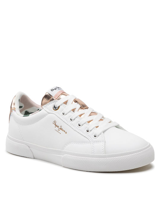 Pepe Jeans Kenton Bold Femei Sneakers Albe