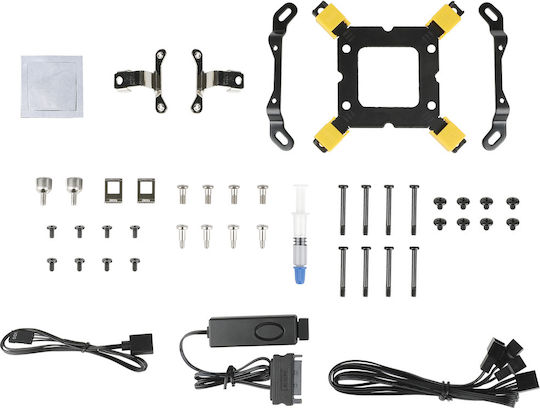 Azza Galeforce 240 Υδρόψυξη AIO CPU με 2 Ανεμιστήρες 120mm και ARGB Φωτισμό