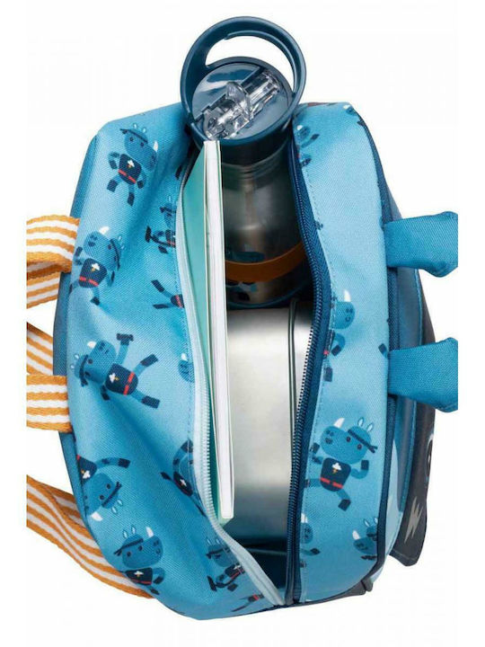 Lilliputiens Super Marius Kindergarten Backpack Blue 23 x 12 x 26cm