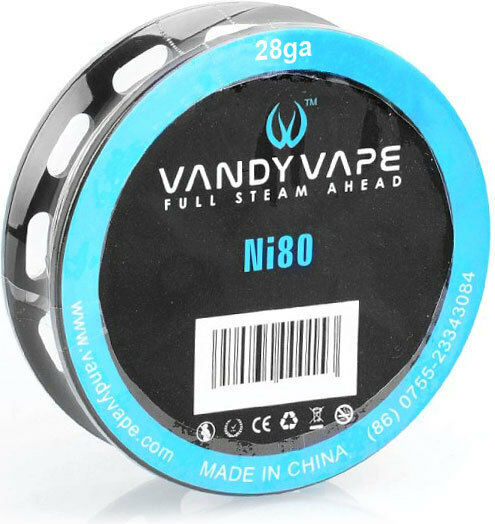 Vandy Vape Pure Nickel Ni80 28awg 10m