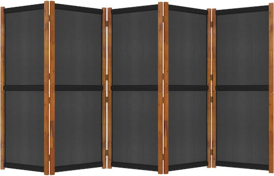 vidaXL Decorativ Paravan Tesatura cu 5 Panouri 350x180cm