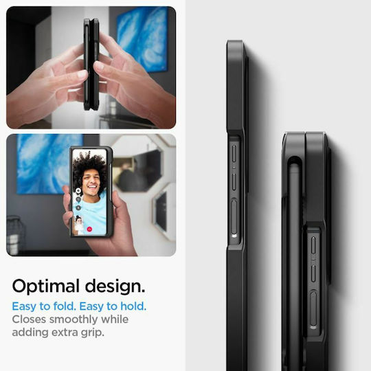 Spigen Thin Fit Pen Edition Umschlag Rückseite Kunststoff 1.55mm Schwarz (Galaxy Z Fold4)