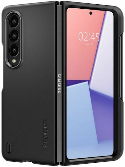 Spigen Thin Fit Pen Edition Umschlag Rückseite Kunststoff 1.55mm Schwarz (Galaxy Z Fold4)