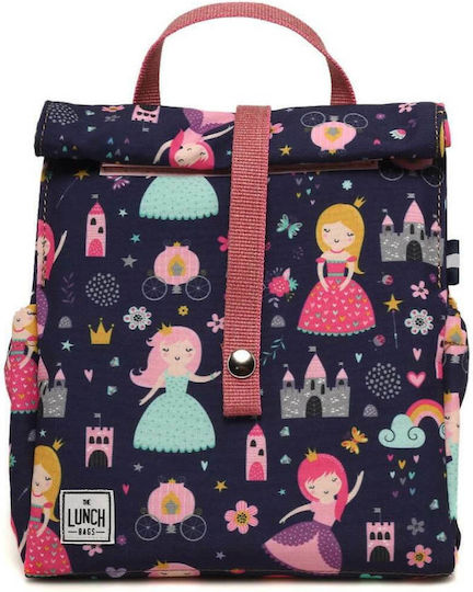 The Lunch Bags Kids Σχολικό Ισοθερμικό Τσαντάκι Φαγητού Χειρός 5lt Princess 21x16x24εκ.