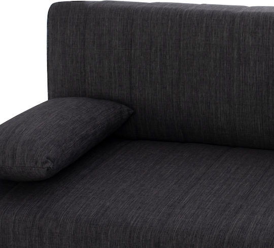 Andri Dreisitzer Sofa Sofa mit Stauraum Dark grey 180x72x77cm