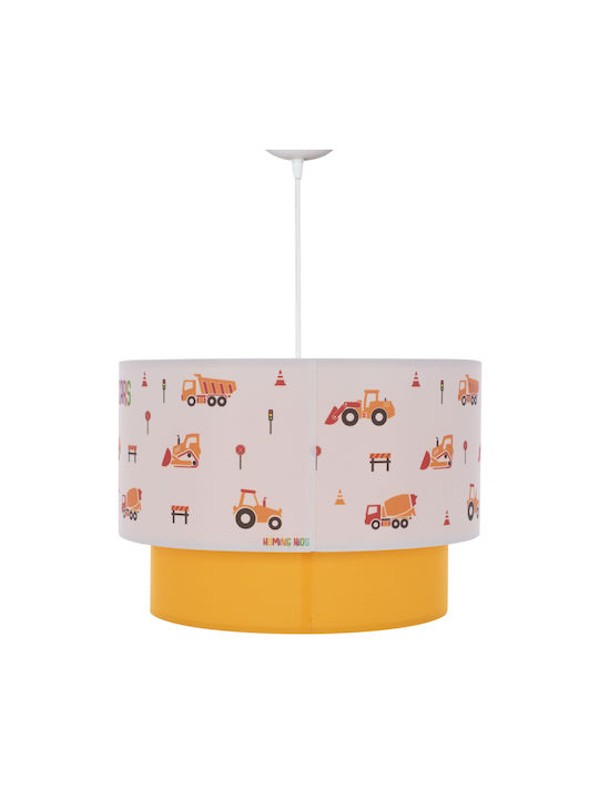 HomeMarkt Einfaches Licht Kinderdeckenleuchte Deckenleuchte 20W mit Fassung E27 Orange 30cm