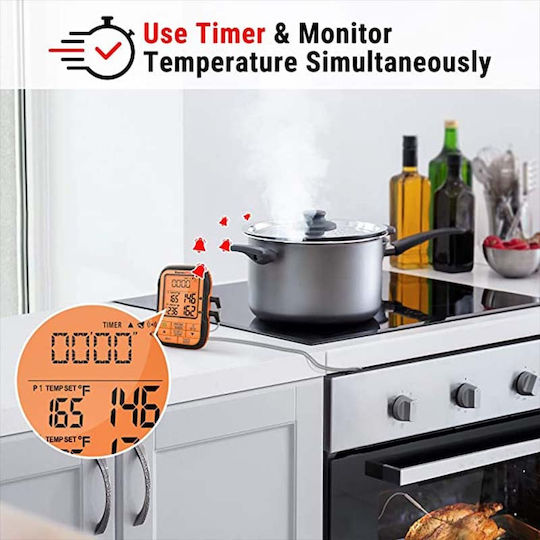 Thermo Pro Ασύρματο Ψηφιακό Θερμόμετρο Μαγειρικής με Ακίδα
