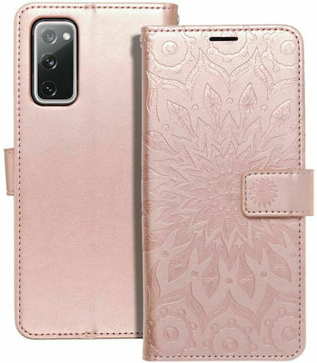 Forcell Mezzo Synthetic Leather Wallet Rose Gold (Galaxy S20 FE)