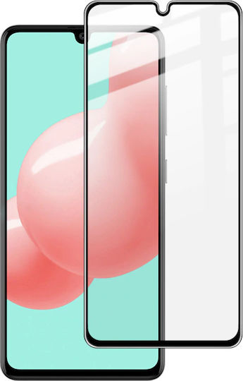 Пълно лепило Закалено стъкло за цялото лице Черен (Galaxy A12)