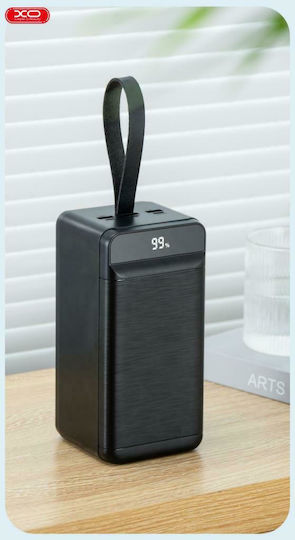 XO PR157 Външна Батерия 40000mAh 18W с 2 USB-A Изходни Порта и USB-C Изходен Порт Power Delivery Черна