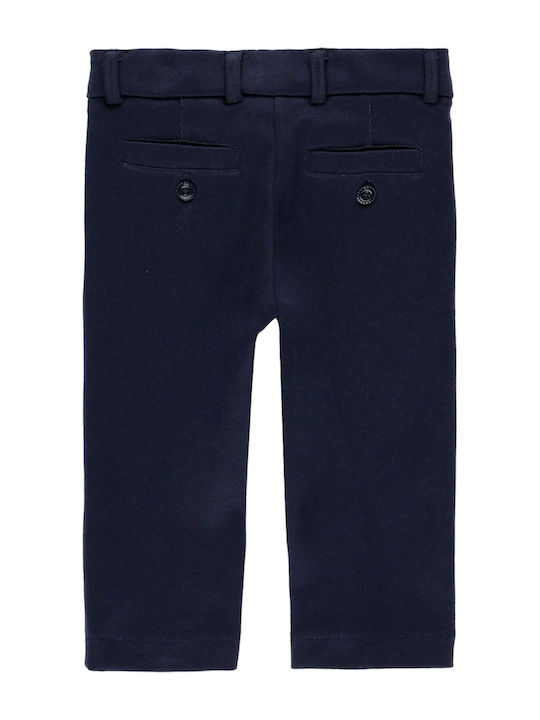 Boboli Boys Fabric Chino Trouser Blue