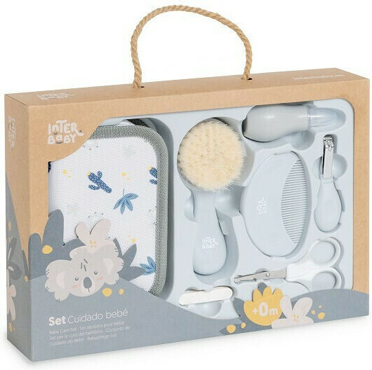Interbaby Σετ Περιποίησης Μωρού Koala Γκρι 6τμχ