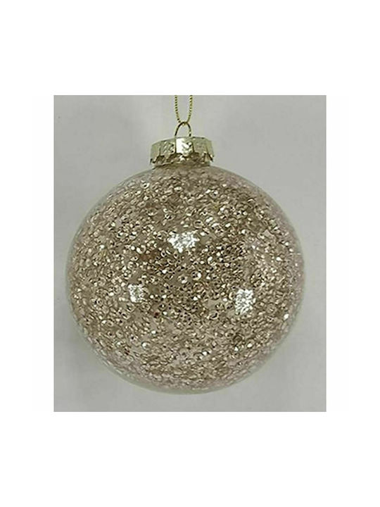 Hanging Ball Ornament Ornament Glass Gold