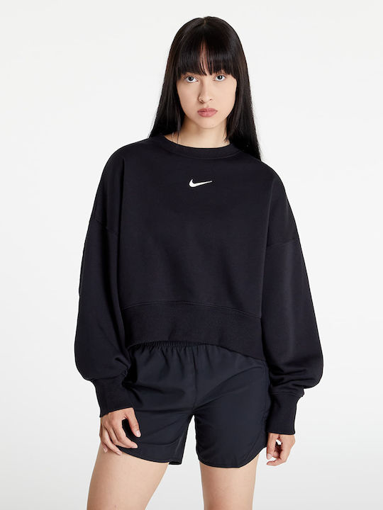 Long Women's Sweatshirt Black