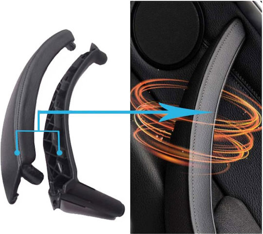 Carner Door Handles Interior Door Handle with installation Front / Rear Right / Front Right BMW X5 0026964