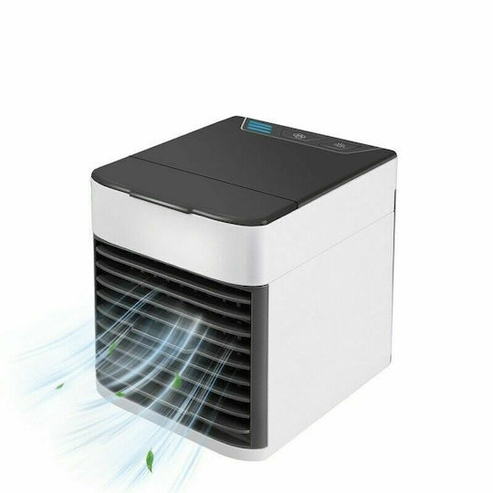 Factory Portable Air Conditioner Air Cooler Mini Air Conditioner USB with Water and Lighting White