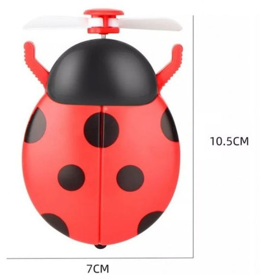Andowl Q-T170 Ανεμιστηράκι USB Επαναφορτιζόμενο Κόκκινο