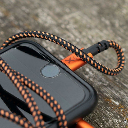Xtorm Xtreme Braided USB-C to Lightning Cable Μαύρο 1.5m (CXX003)