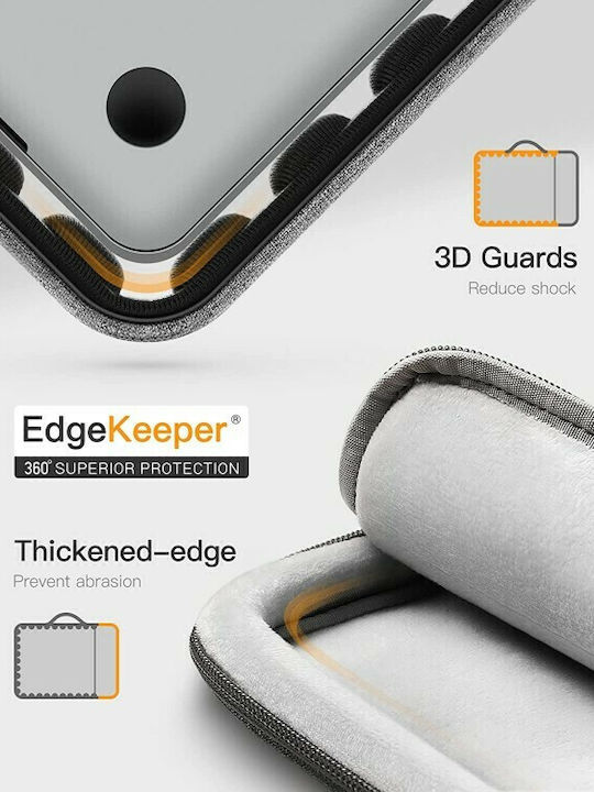 Inateck 360° Protection Αδιάβροχη Θήκη για Laptop 15.6" σε Γκρι χρώμα