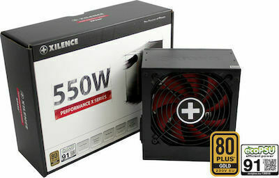 Xilence XP550R10 550W Μαύρο Τροφοδοτικό Υπολογιστή Full Wired 80 Plus Bronze