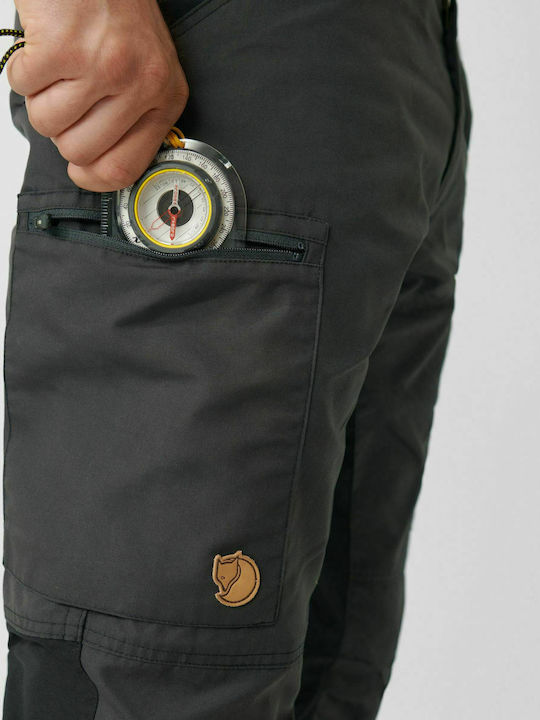 Fjallraven Kaipak Ανδρικό Μακρύ Παντελόνι Πεζοπορίας Μαύρο