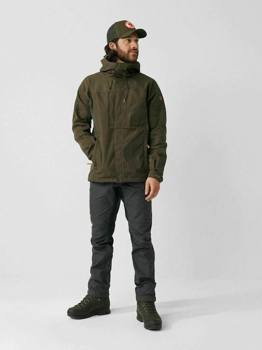 Fjallraven Kaipak Ανδρικό Μακρύ Παντελόνι Πεζοπορίας Μαύρο
