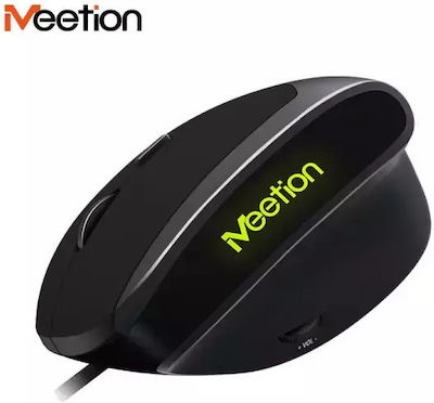 Meetion MT-M390 Magazin online Vertical Mouse Negru