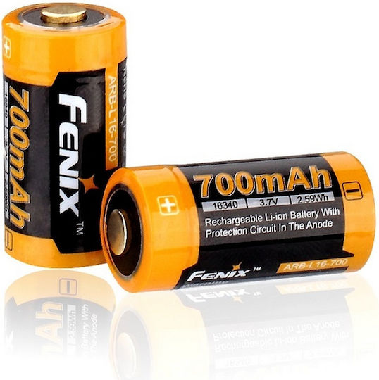 Fenix Επαναφορτιζόμενη Μπαταρία 16340 Li-ion 700mAh 3.7V 1τμχ