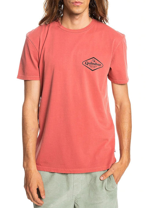 Quiksilver Stir It Up Men's Short Sleeve T-shirt Coral