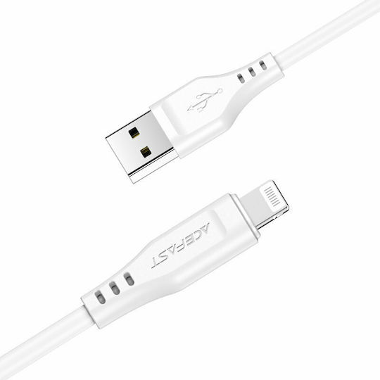 Acefast C3-02 USB-A to Lightning Cable White 1.2m